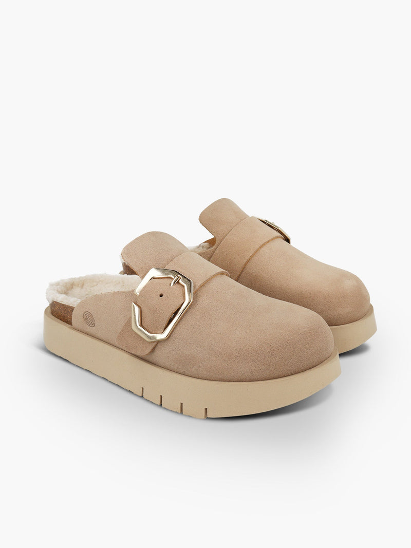 Sabots Grisel Velour Taupe