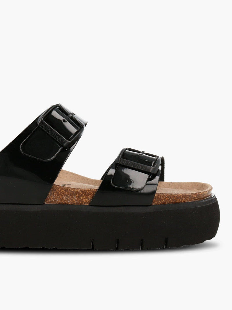 Sandalias Tika Vegan Charol Negro