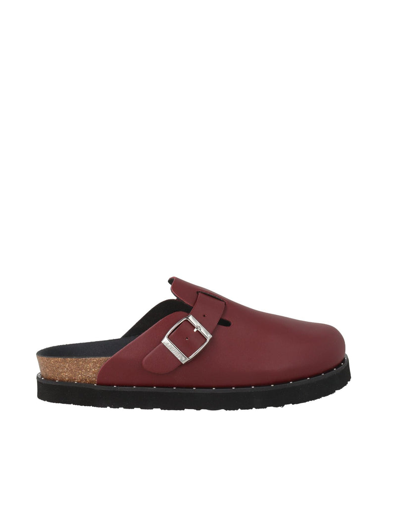 Sabots Riva Vegan Studs Burgundy