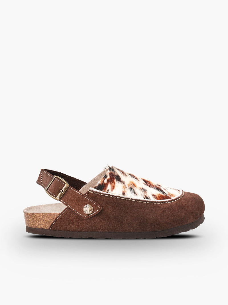 Zuecos Piel Galbano Vaca