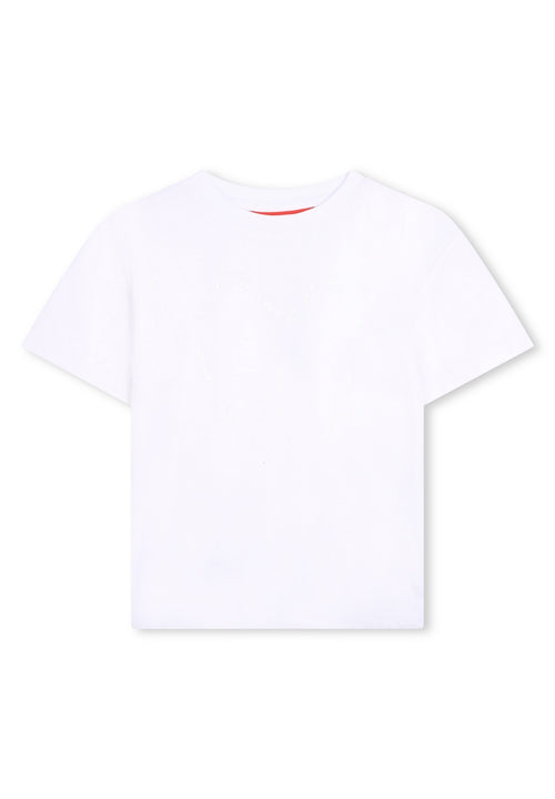 T-Shirt Manches Courtes - Blanc - Fille - Hugo