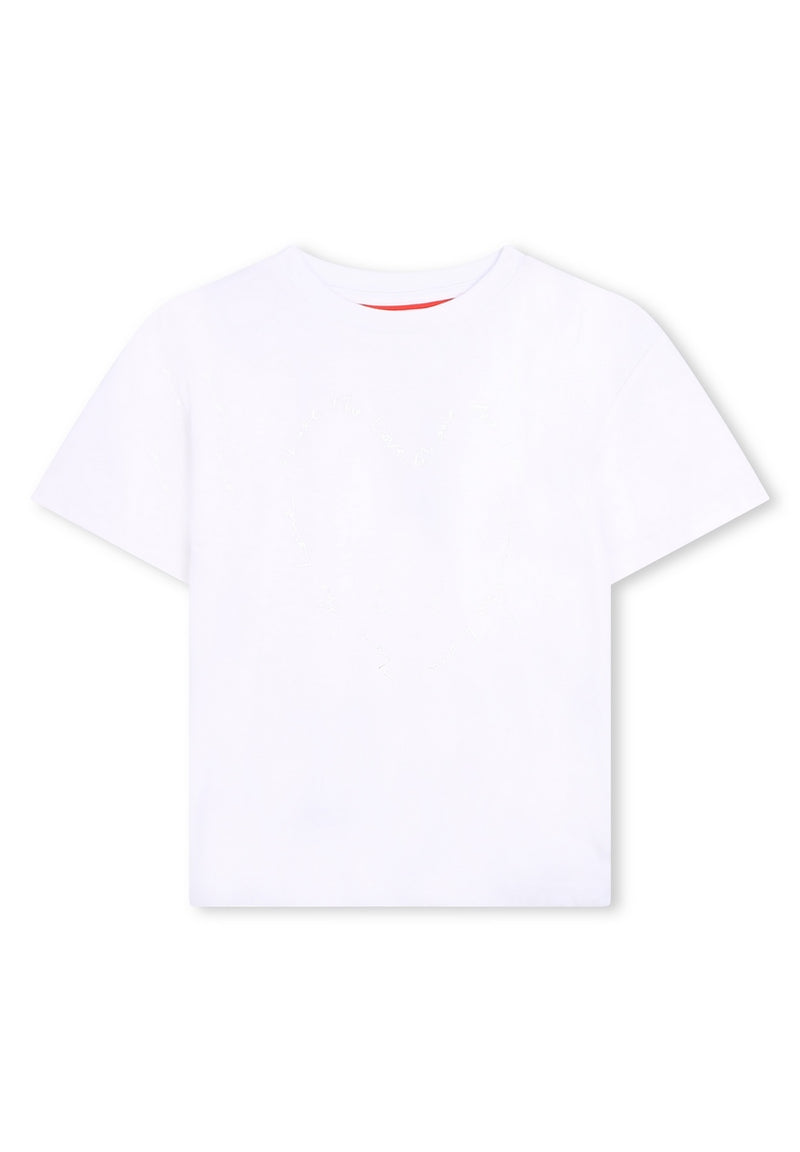 T-Shirt Manches Courtes - Blanc - Fille - Hugo