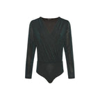 Alma Deia - Glitter Wrap Body - Blue Green - Women
