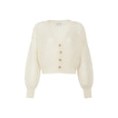 Alma Deia - Cardigan Boutonné En Mohair - Blanc/Écru - Femme