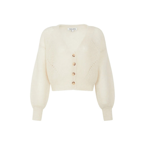 Alma Deia - Cardigan Boutonné En Mohair - Blanc/Écru - Femme