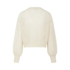 Alma Deia - Buttoned Mohair Cardigan - White/Ecru - Women