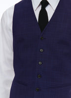 Kostuumgilet In Effen Twill I-Travel - Antraciet