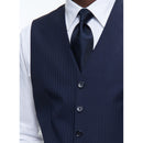 Gilet Rayures T/T Marine - Marine