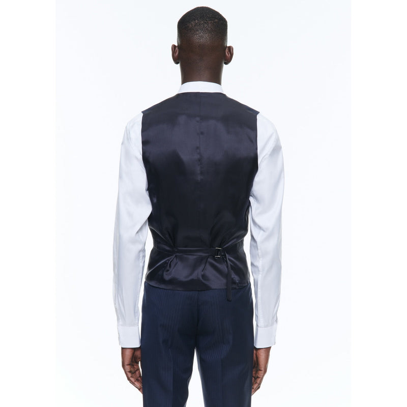 Gilet Rayures T/T Marine - Marine