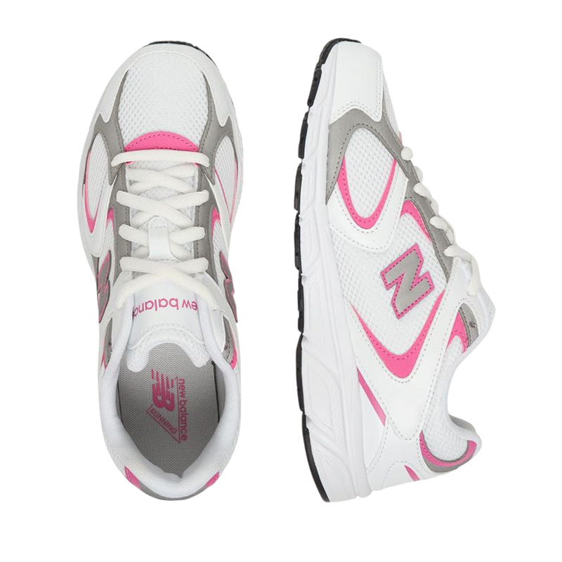 New Balance G408 Junior Sneakers - White, Pink, Gray