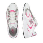 New Balance G408 Junior Sneakers - White, Pink, Gray