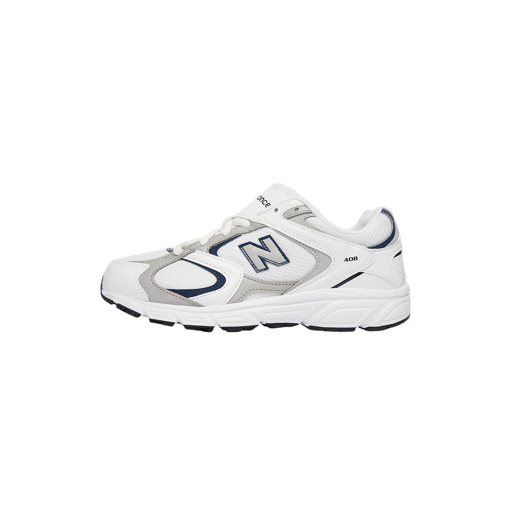 Baskets New Balance G408 Junior - Blanc, Gris, Marine