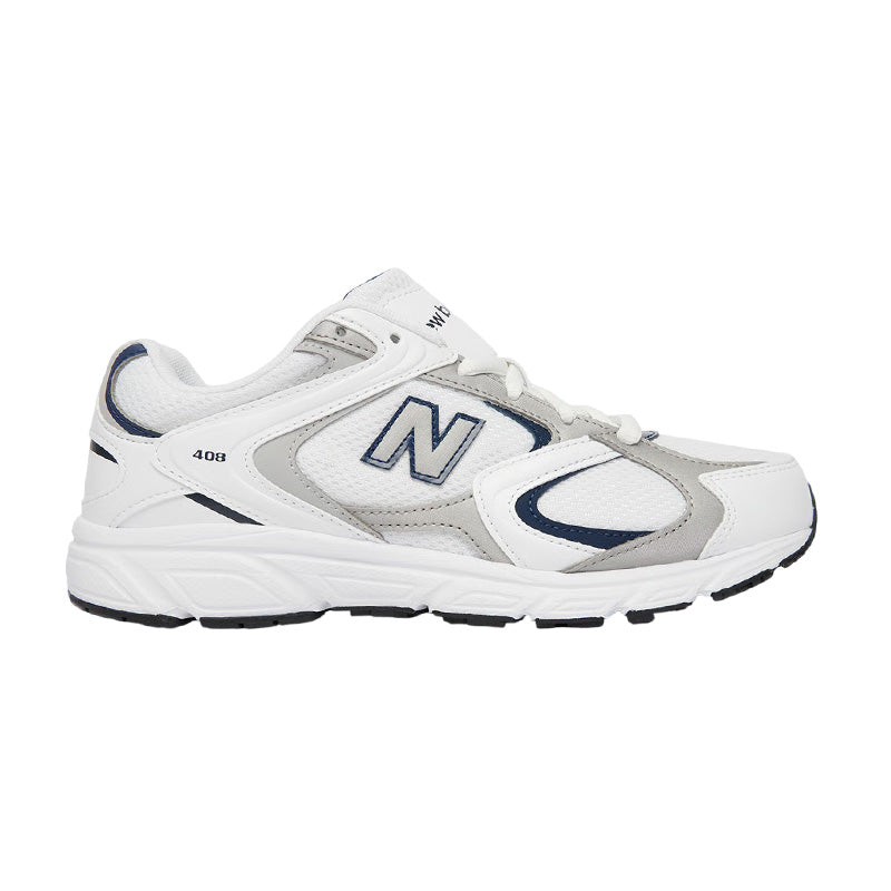 Baskets New Balance G408 Junior - Blanc, Gris, Marine