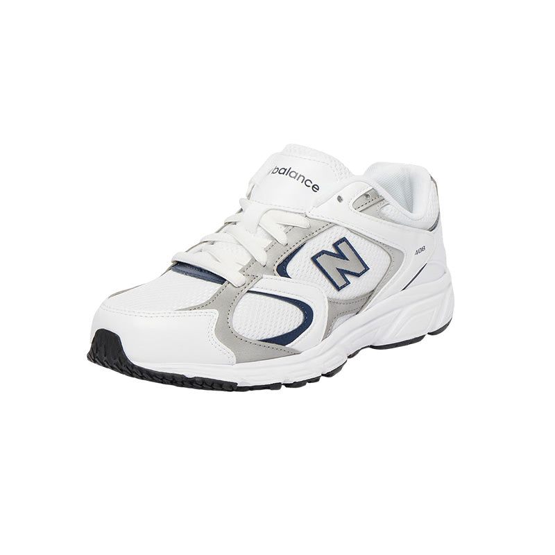 Baskets New Balance G408 Junior - Blanc, Gris, Marine