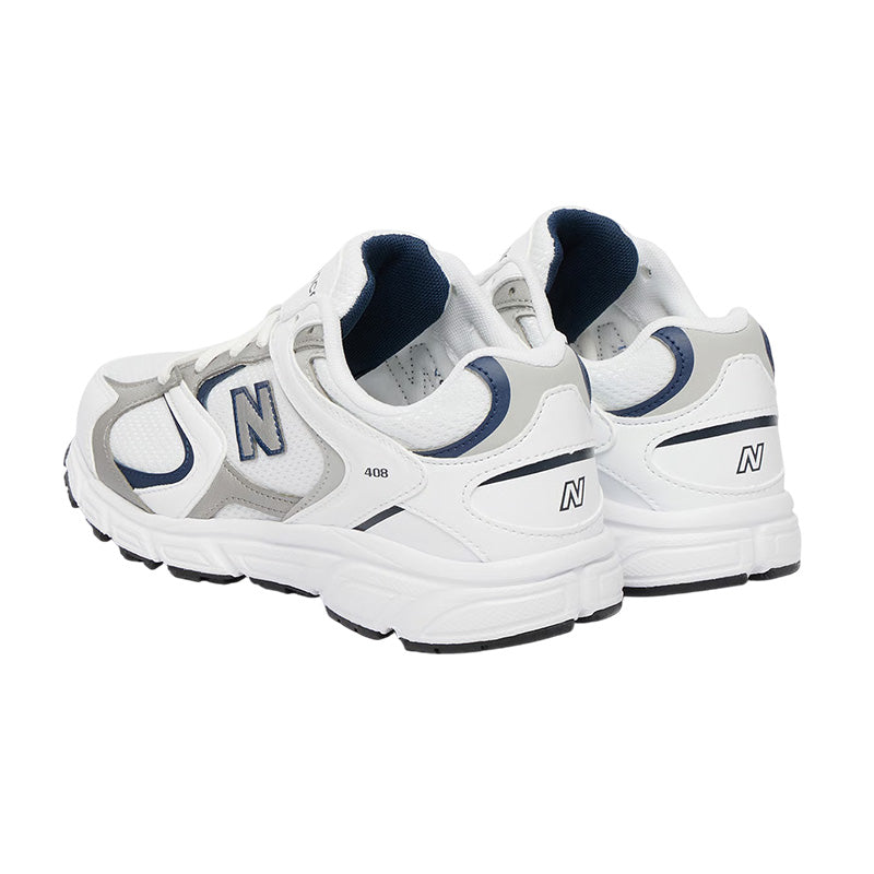 Baskets New Balance G408 Junior - Blanc, Gris, Marine