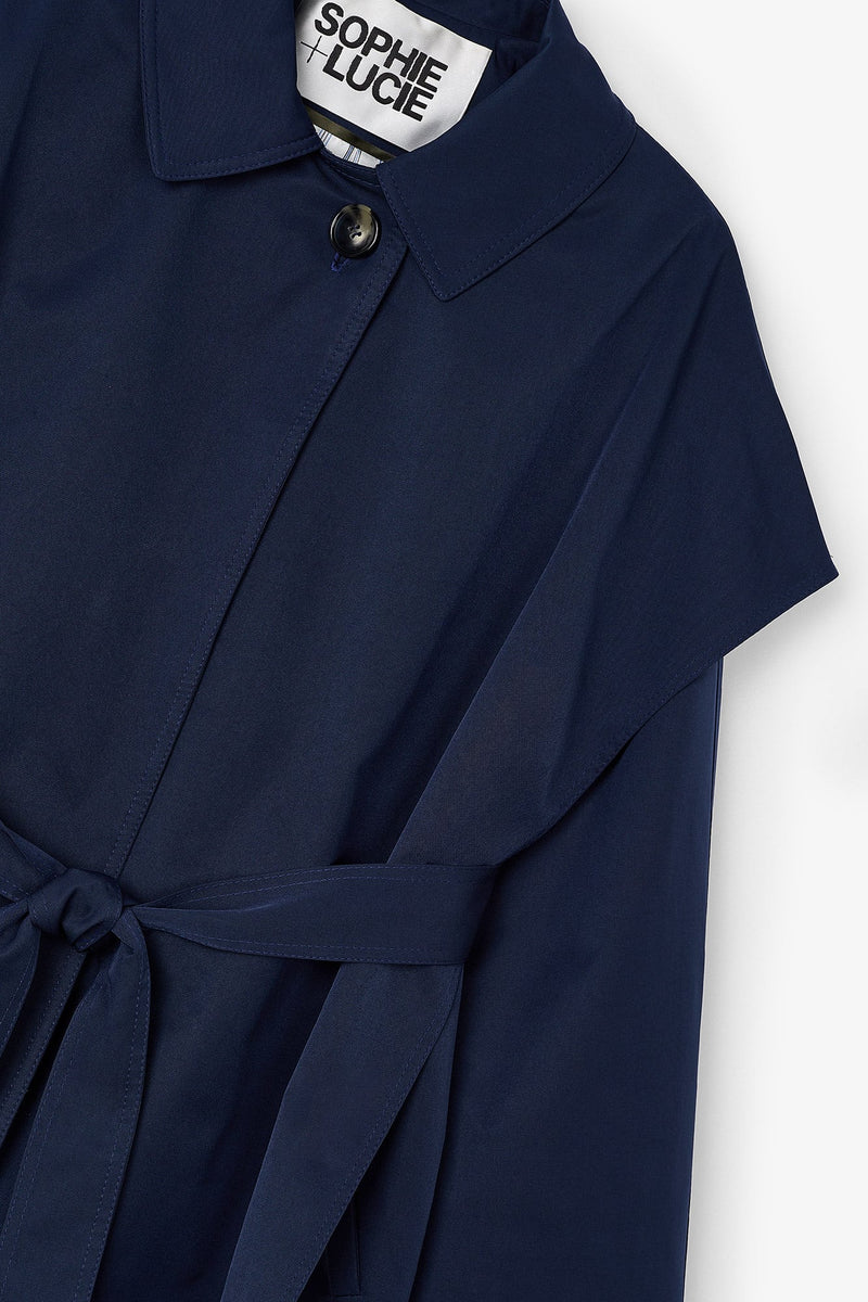 Trench Cape Pluie Marine