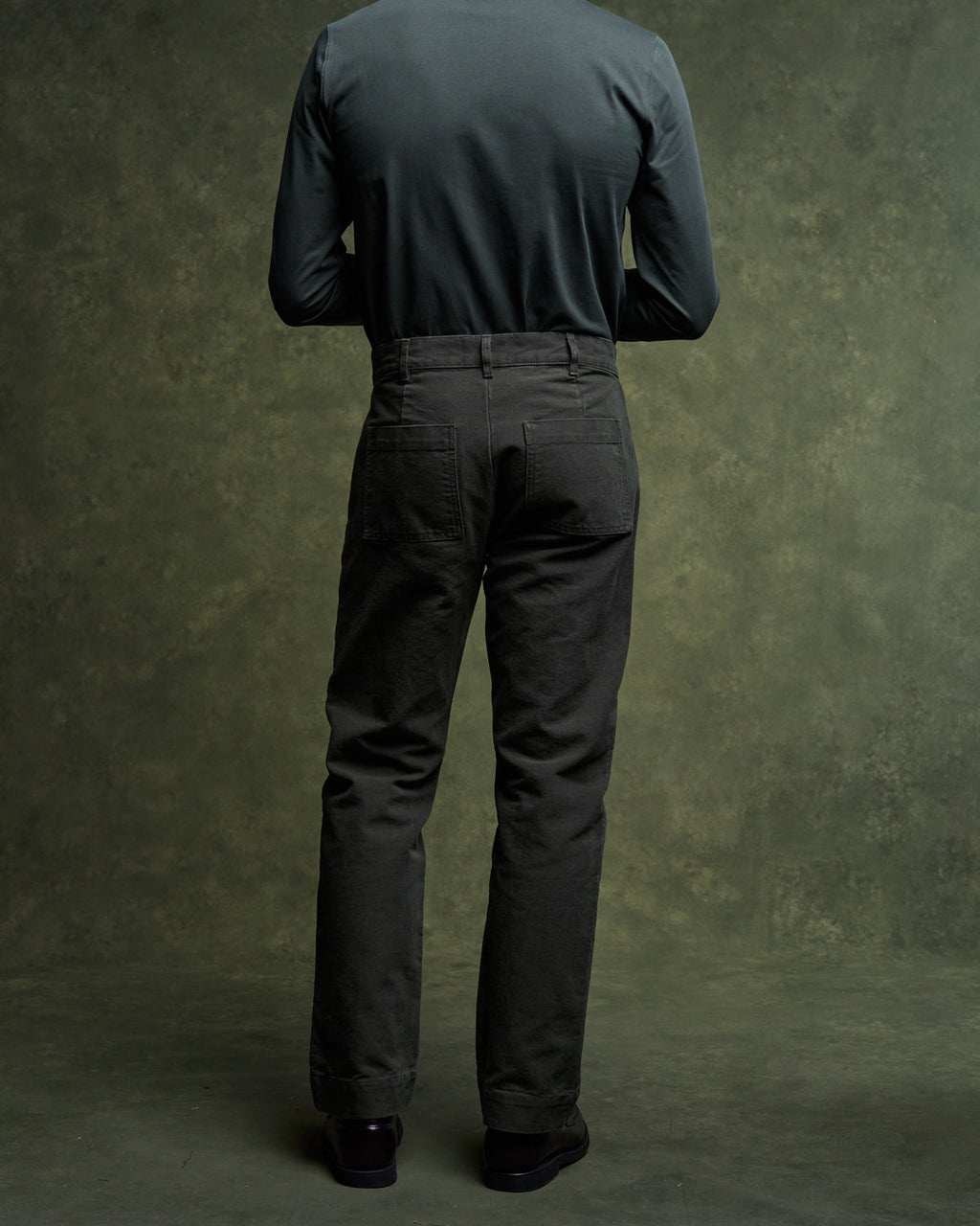 Casual Gabin Trousers - Hunter Green