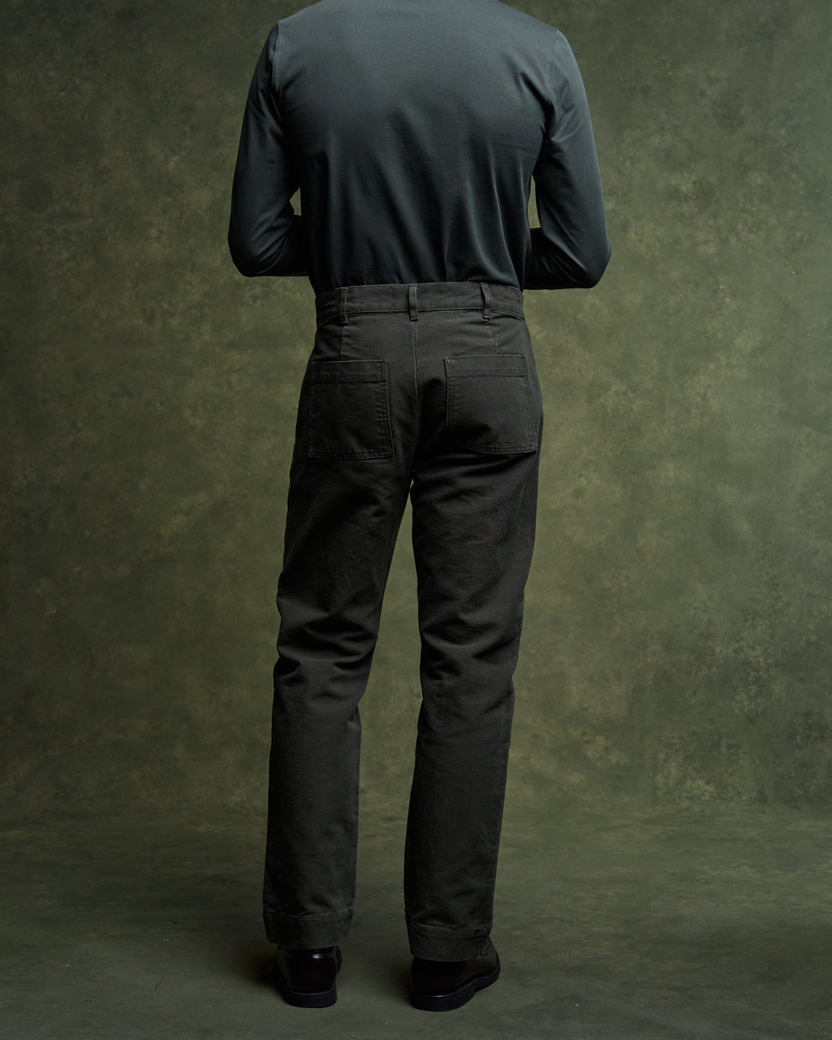 Casual Gabin Trousers - Hunter Green