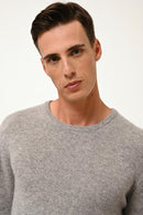 Pull Col Rond 4 Fils - Gabin - Nuage Chiné