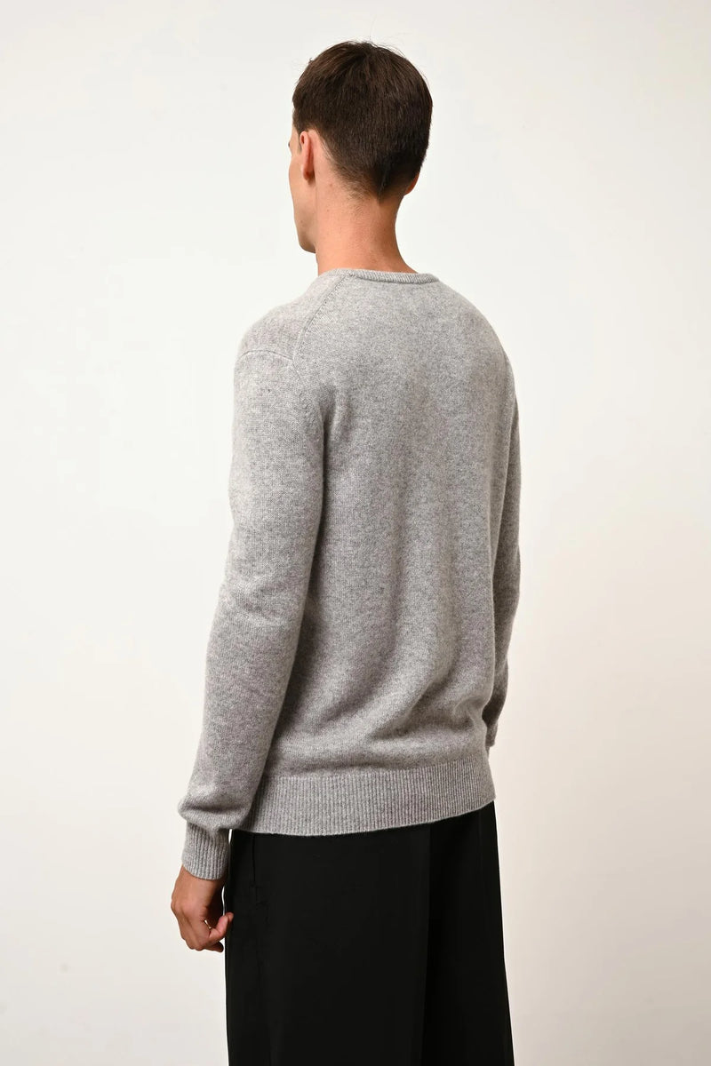 Pull Col Rond 4 Fils - Gabin - Nuage Chiné