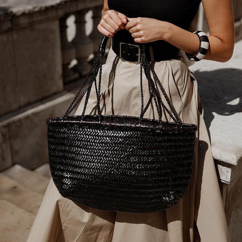 Sac Panier Gaby Large - Noir