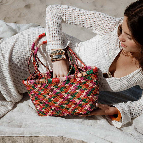 Sac Panier Gaby Medium - Miami