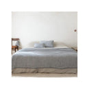 Coussin En Double Gaze De Lin - Gadget - Bleu Nil