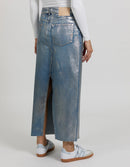 Jupe Gael Coated - Silver - Femme