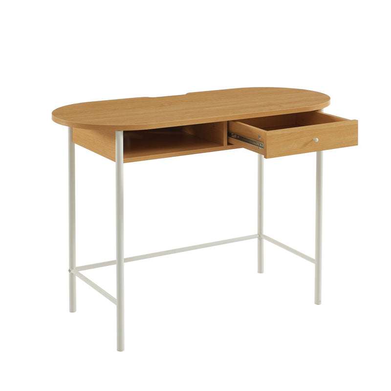 Bureau - Gaia - Effet Chêne & Blanc