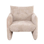 Galatea - Poltrona fissa a 1 posto - Tessuto - Beige