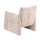 Galatea - Poltrona fissa a 1 posto - Tessuto - Beige
