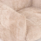 Galatea - Poltrona fissa a 1 posto - Tessuto - Beige
