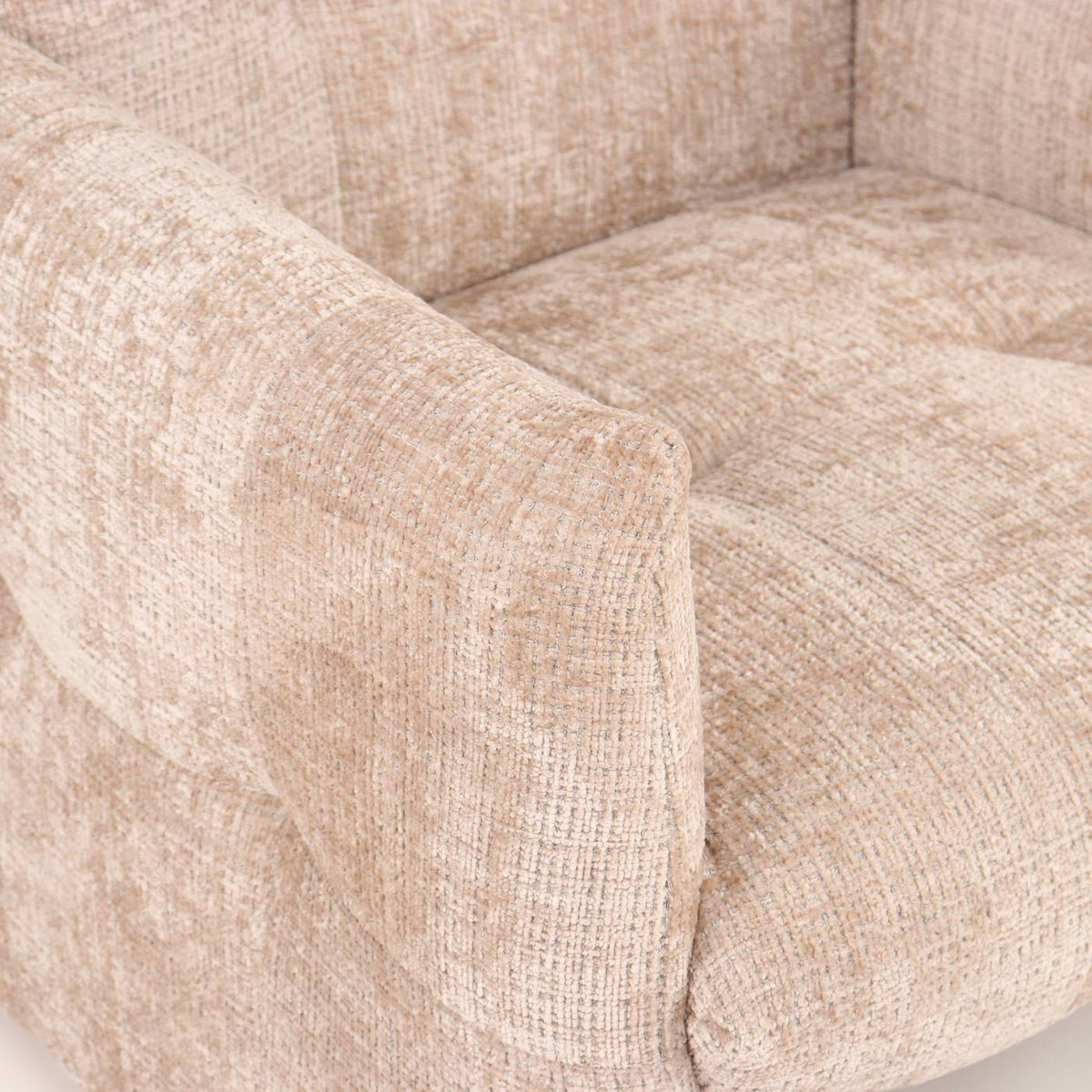 Galatea - Poltrona fissa a 1 posto - Tessuto - Beige