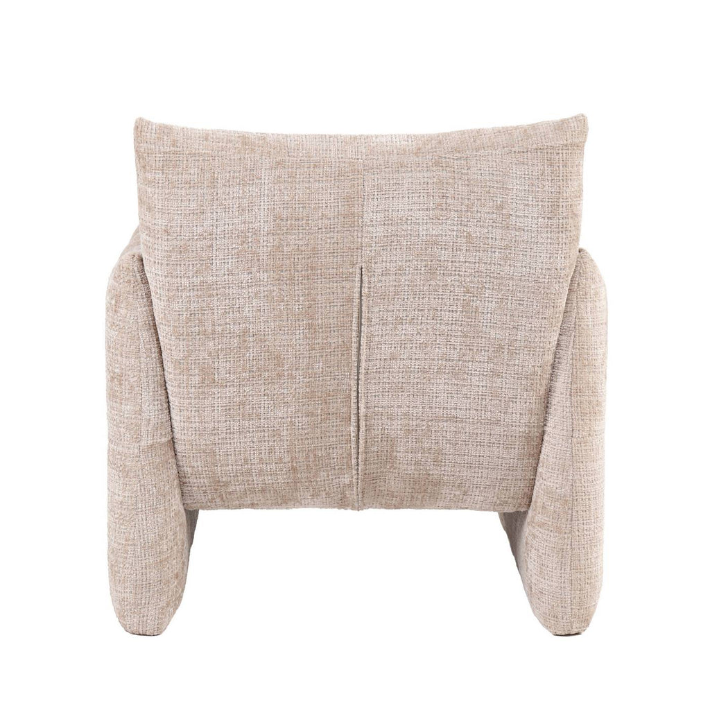 Galatea - Poltrona fissa a 1 posto - Tessuto - Beige