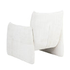 Galatea - Poltrona fissa a 1 posto - Tessuto - Crema