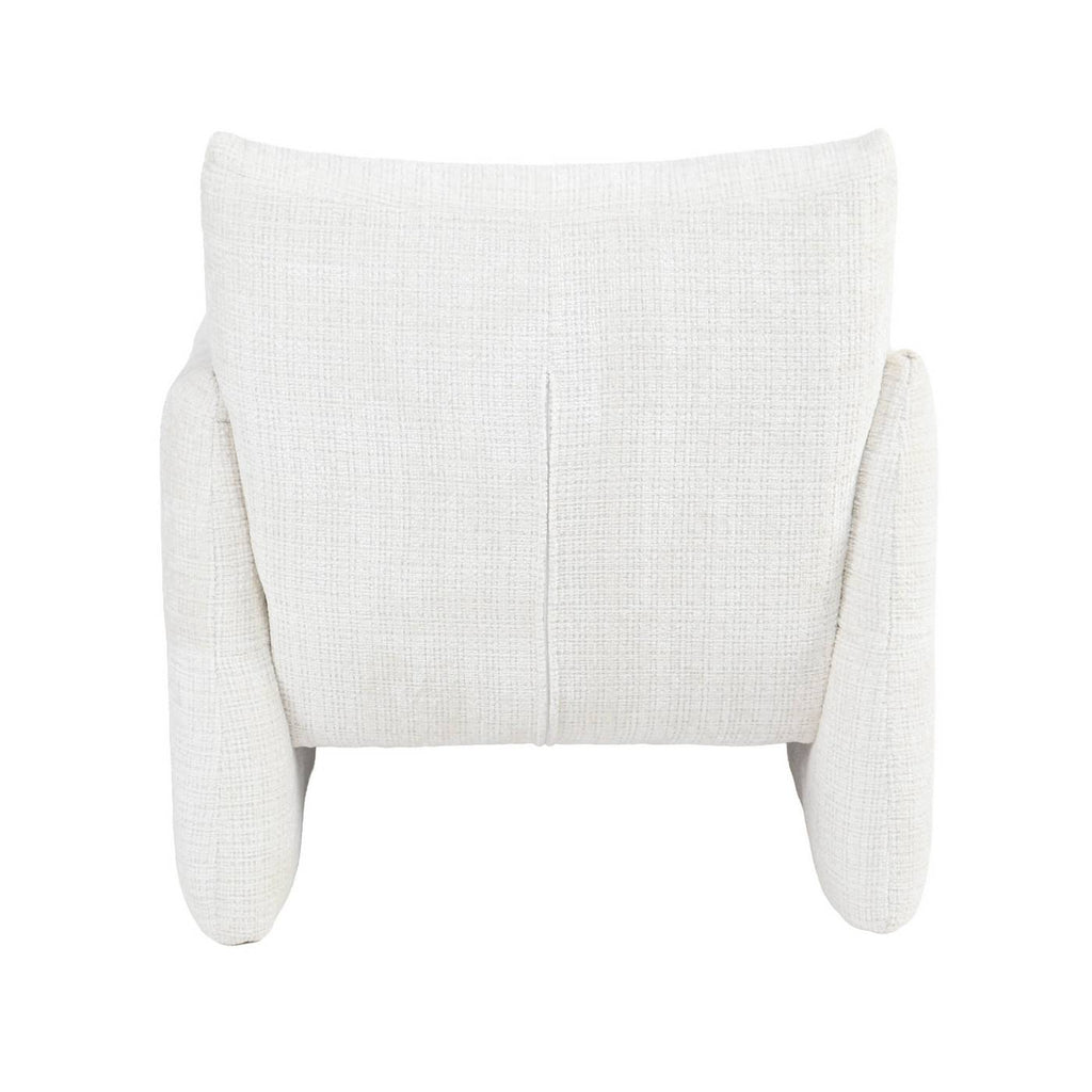Galatea - Poltrona fissa a 1 posto - Tessuto - Crema