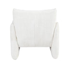 Galatea - Poltrona fissa a 1 posto - Tessuto - Crema