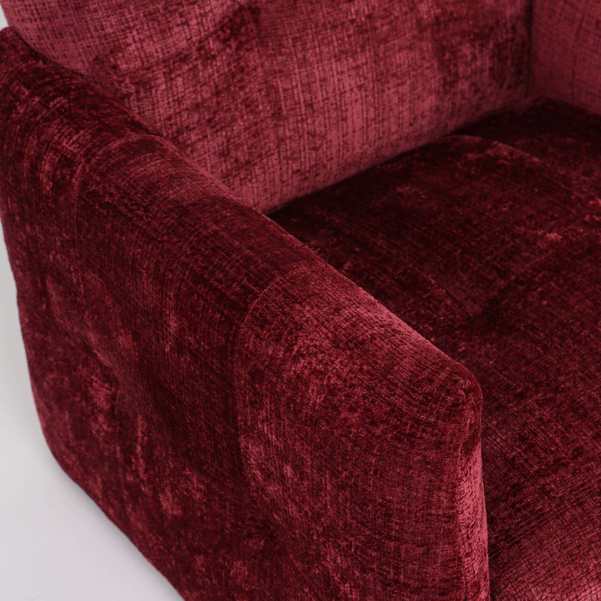Galatea - Poltrona fissa a 1 posto - Tessuto - Rosso