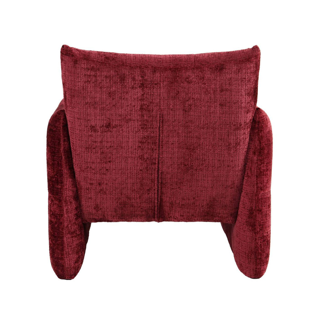 Galatea - Poltrona fissa a 1 posto - Tessuto - Rosso