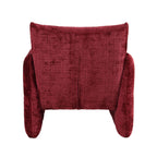 Galatea - Poltrona fissa a 1 posto - Tessuto - Rosso