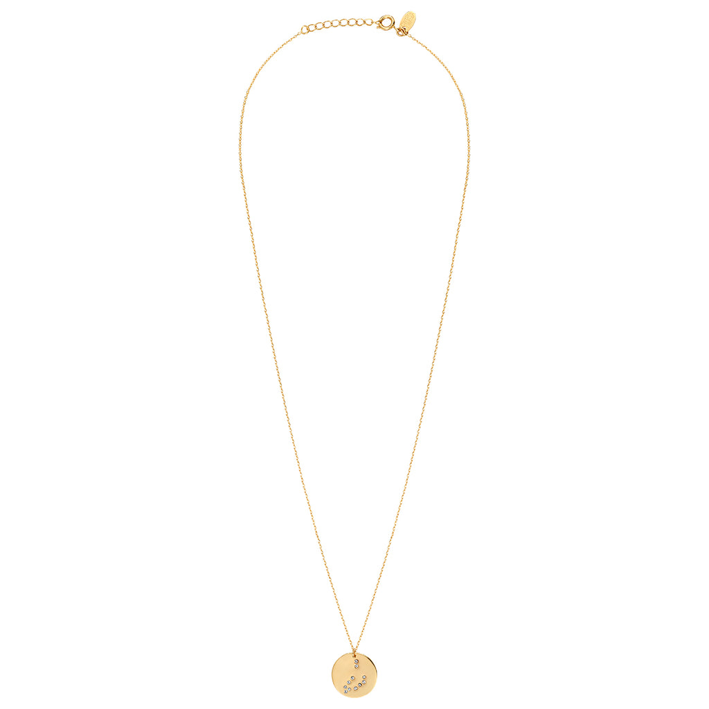 Collier Doré Galaxie Capricorne