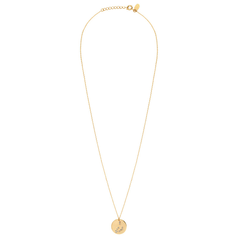Collier Doré Galaxie Capricorne
