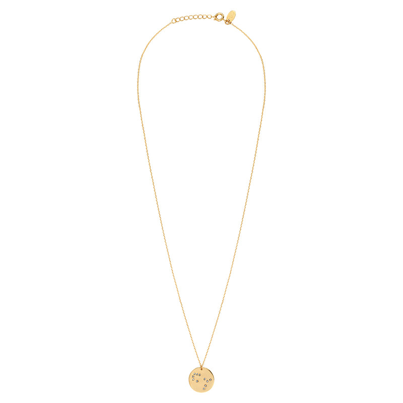 Collier Doré Galaxie Gemeaux