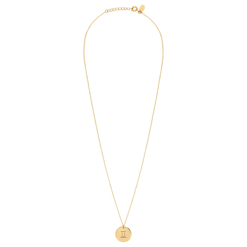 Collier Doré Galaxie Gemeaux