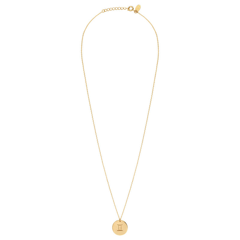 Collier Doré Galaxie Gemeaux