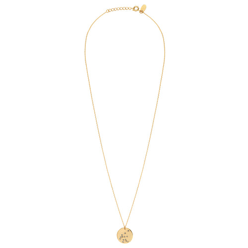 Collier Doré Galaxie Verseau