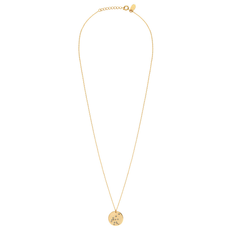 Collier Doré Galaxie Verseau