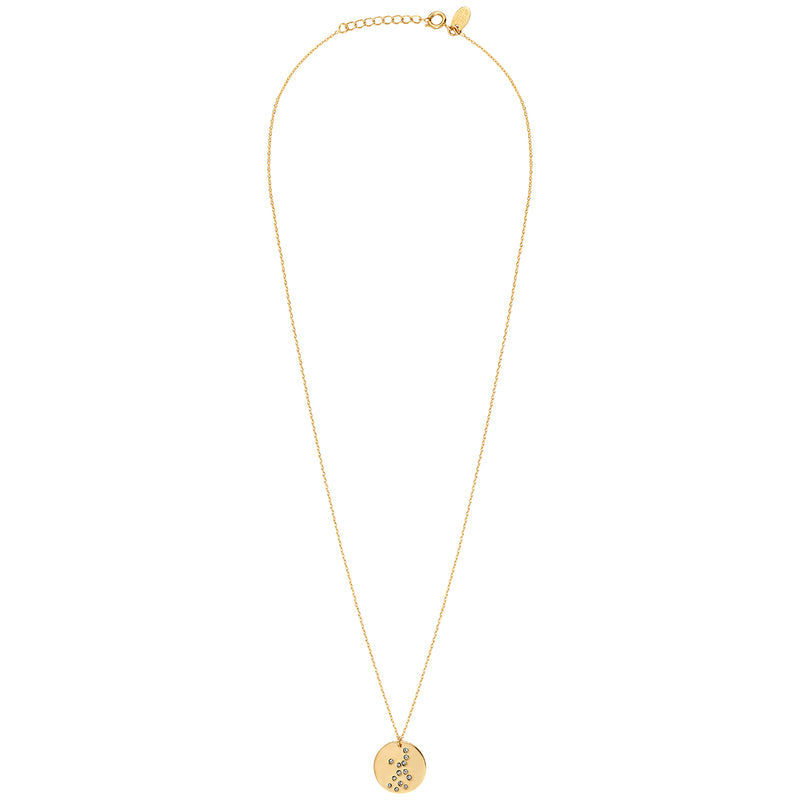 Collier Doré Galaxie Vierge