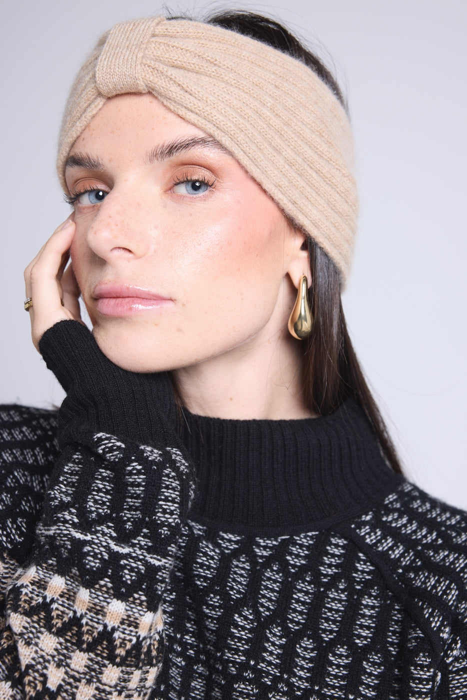 Gala Headband - Cream Beige - Women
