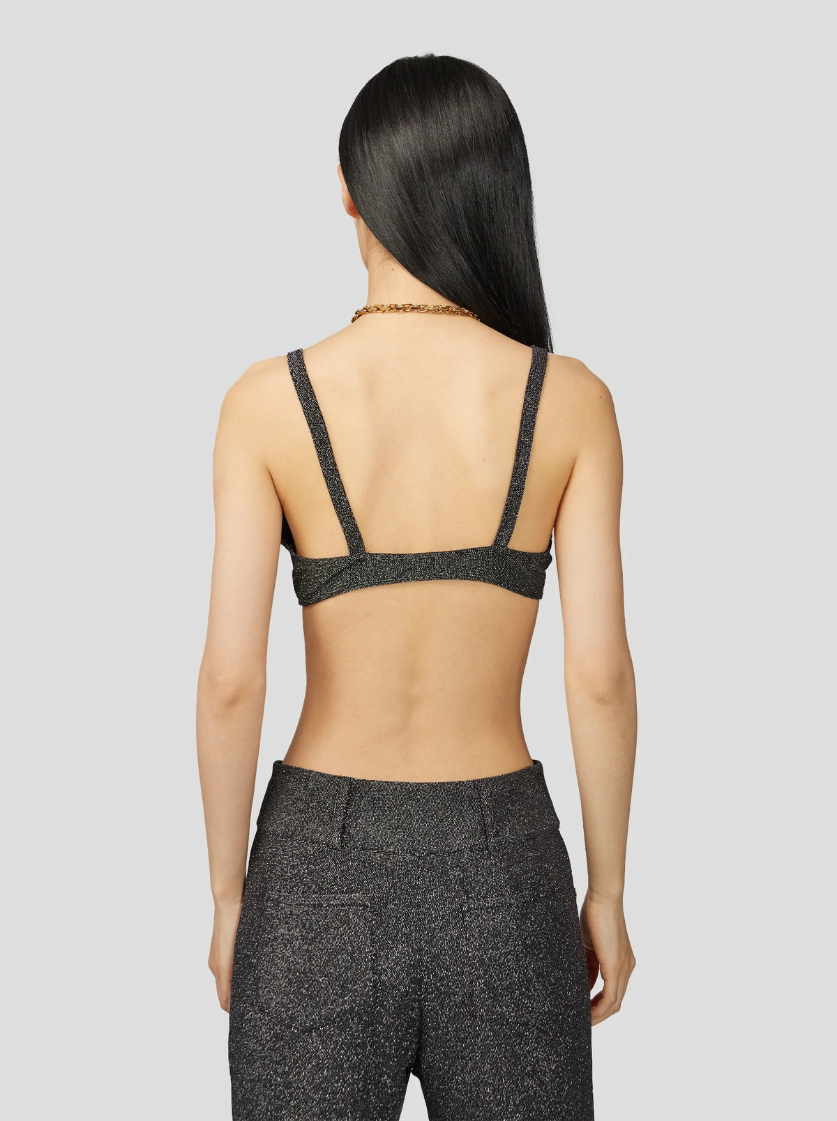Soutien-Gorge Gala En Tricot Argent Constellation